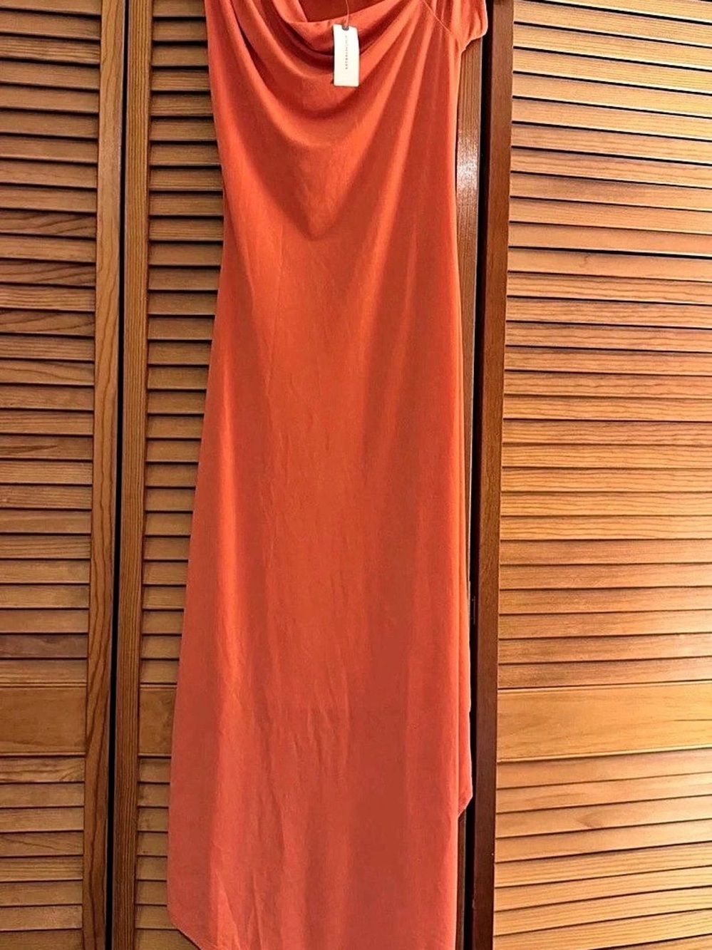 Anthropologie BHLDN Maxi Dress in Orange Size Small NWT